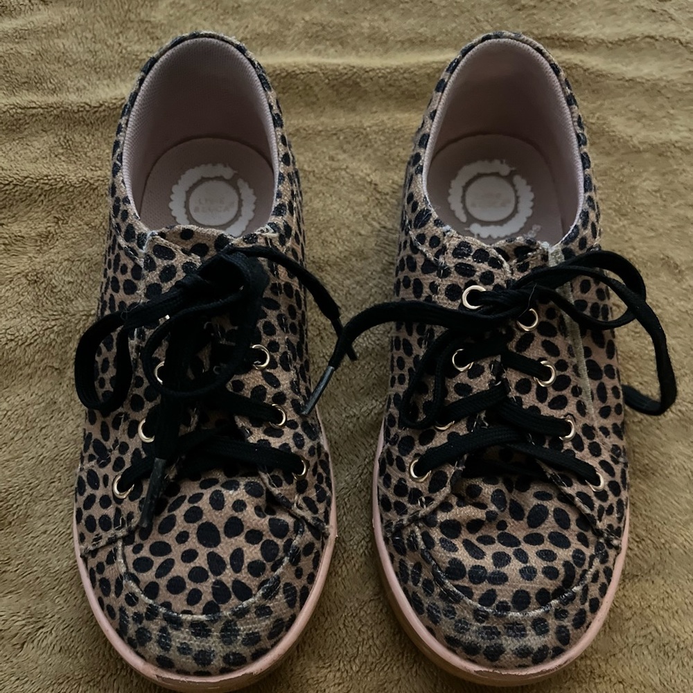 Livie and Luca Leopard Reeve Sneaker